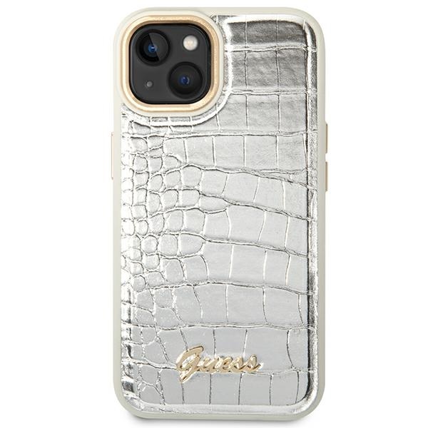 Guess-Croco-Collection-telefontok-ezust-iPhone-14-Plus-2