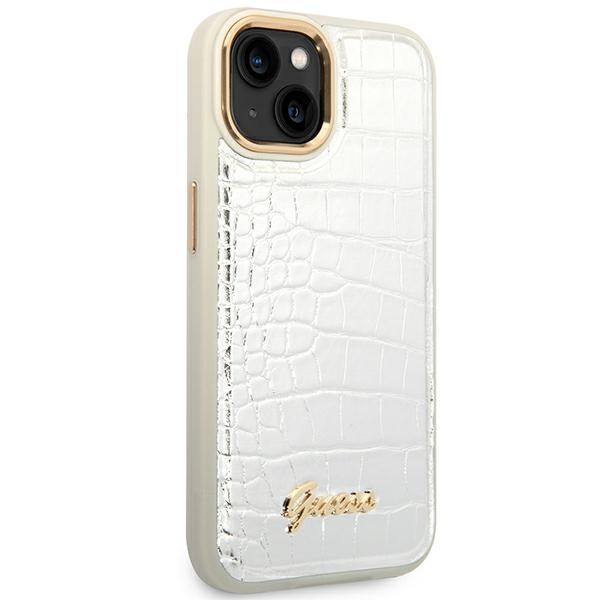 Guess-Croco-Collection-telefontok-ezust-iPhone-14-Plus-3
