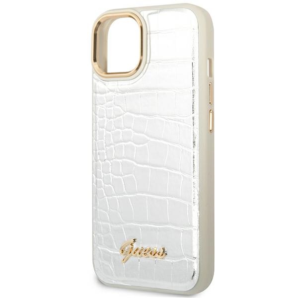 Guess-Croco-Collection-telefontok-ezust-iPhone-14-Plus-5