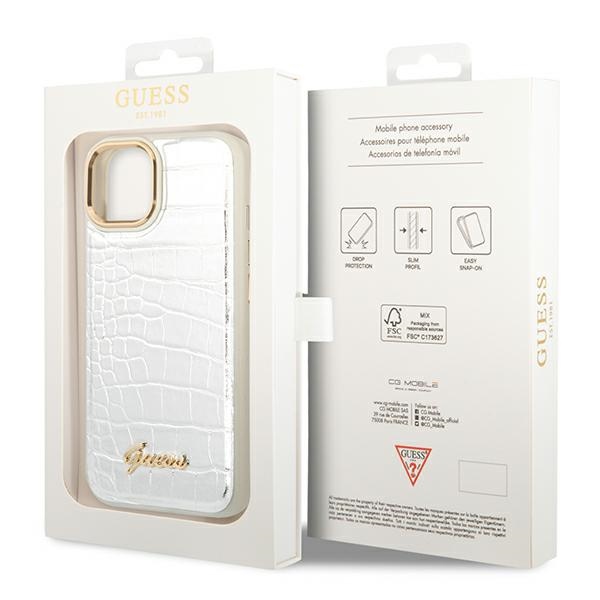 Guess-Croco-Collection-telefontok-ezust-iPhone-14-Plus-7