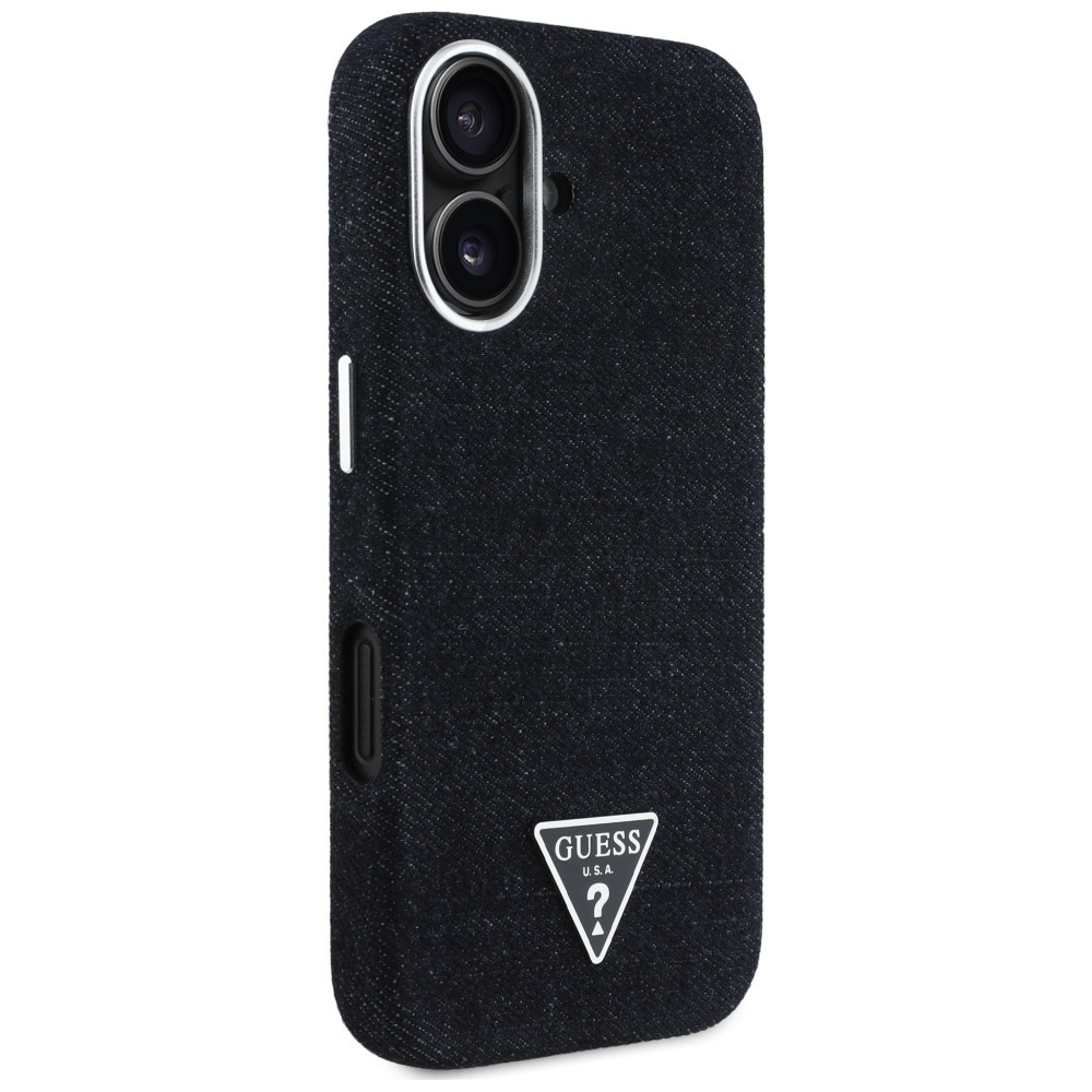 Guess-Denim-Triangle-Logo-MagSafe-telefontok-fekete-iPhone-16-3