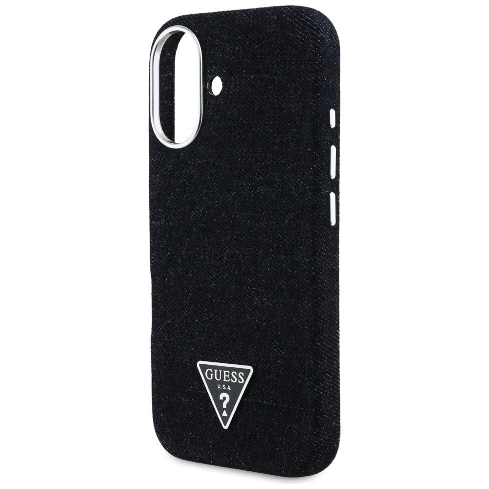 Guess-Denim-Triangle-Logo-MagSafe-telefontok-fekete-iPhone-16-5