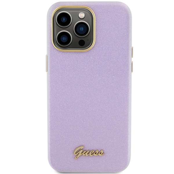 Guess-Glitter-Glossy-Script-telefontok-viola-iPhone-15-Pro-2