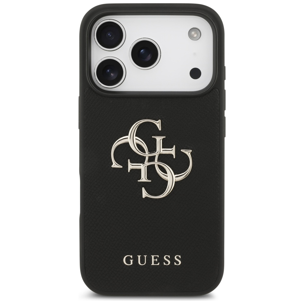 Guess-Grained-Big-4G-Classic-Logo-telefontok-fekete-iPhone-17-Pro-2