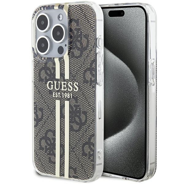 Guess IML 4G Gold Stripe telefontok barna - iPhone 15 Pro