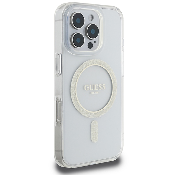 Guess-IML-Glitter-Circle-MagSafe-telefontok-atlatszo-iPhone-16-Pro-Max-3