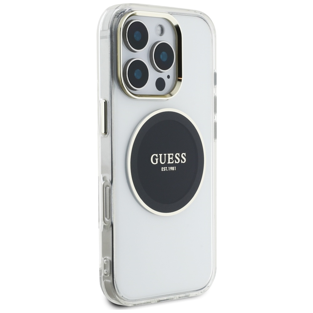 Guess-IML-Metal-Colored-MagSafe-telefontok-fekete-iPhone-16-Pro-3