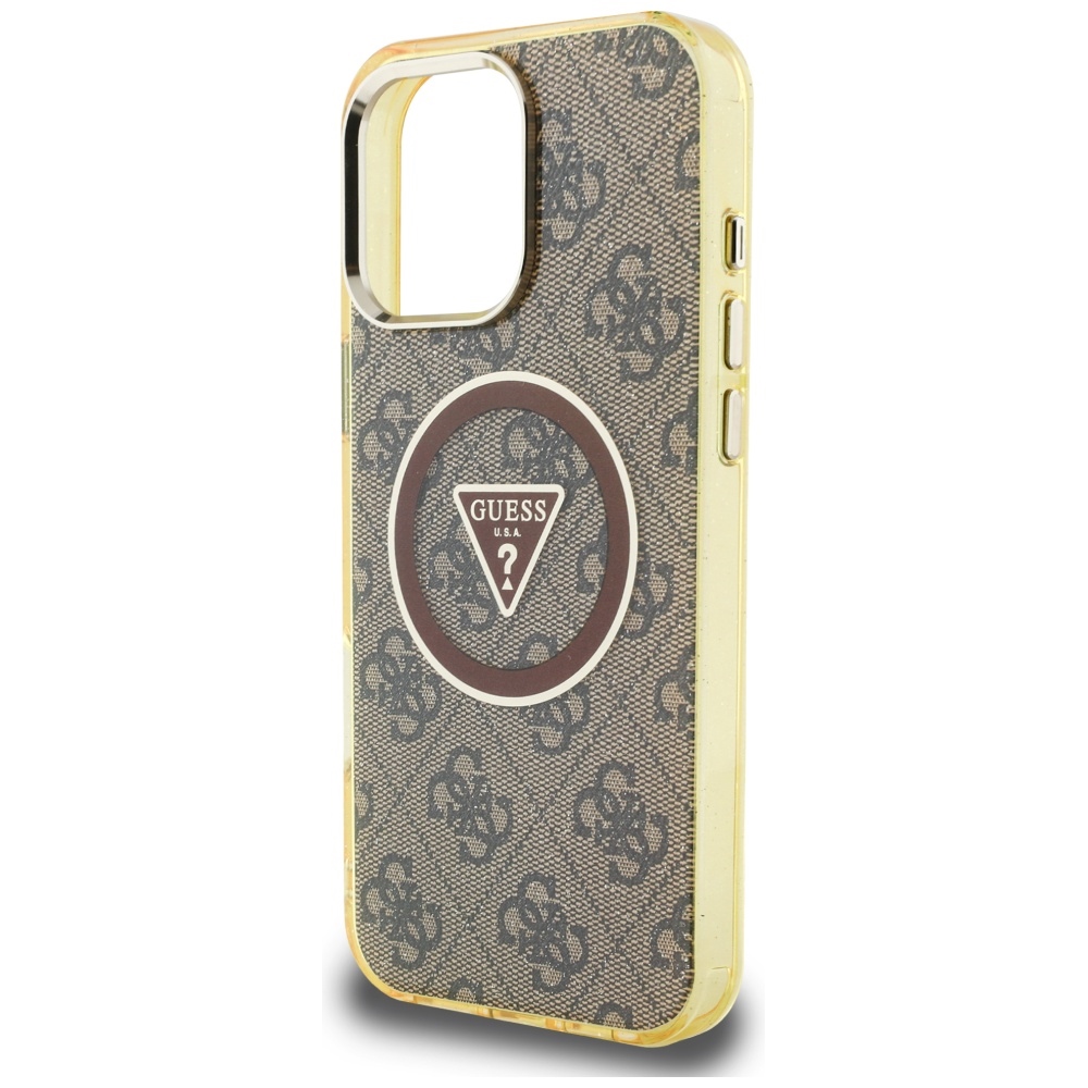 Guess-IML-Metal-Glitter-4G-Circle-Triangle-telefontok-barna-iPhone-16-Pro-Max-5