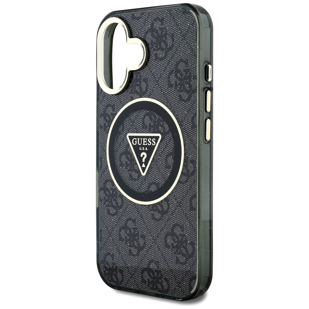Guess-IML-Metal-Glitter-4G-Circle-Triangle-telefontok-fekete-iPhone-16-5
