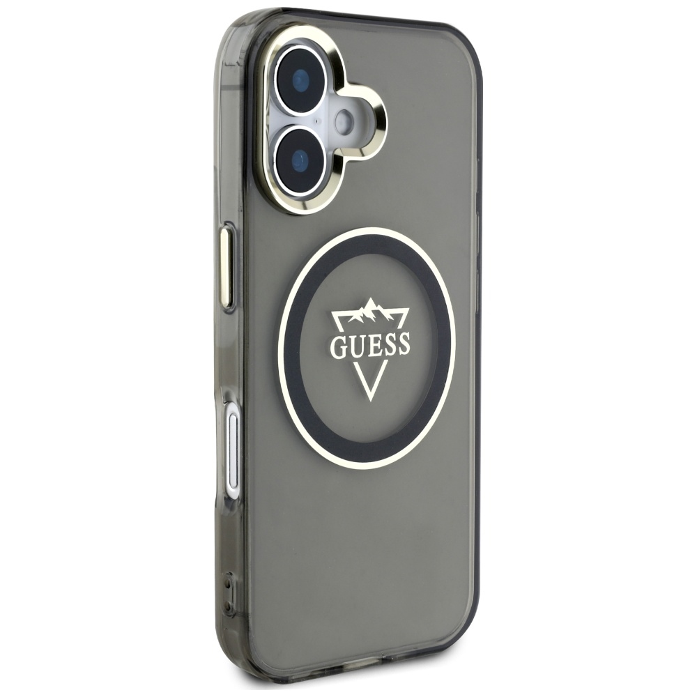 Guess-IML-Metal-Mountain-Logo-MagSafe-telefontok-fekete-iPhone-16-3