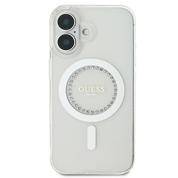 Guess-IML-Rhinestones-MagSafe-tok-iPhone-16-Plus-–-feher-2