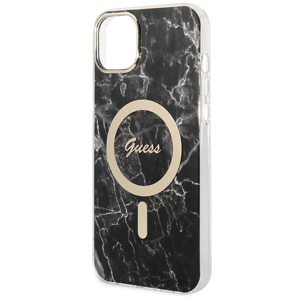 Guess-Marble-MagSafe-telefontok-fekete-iPhone-14-5
