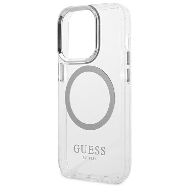 Guess-Metal-Outline-MagSafe-telefontok-ezustatlatszo-iPhone-14-Pro-5