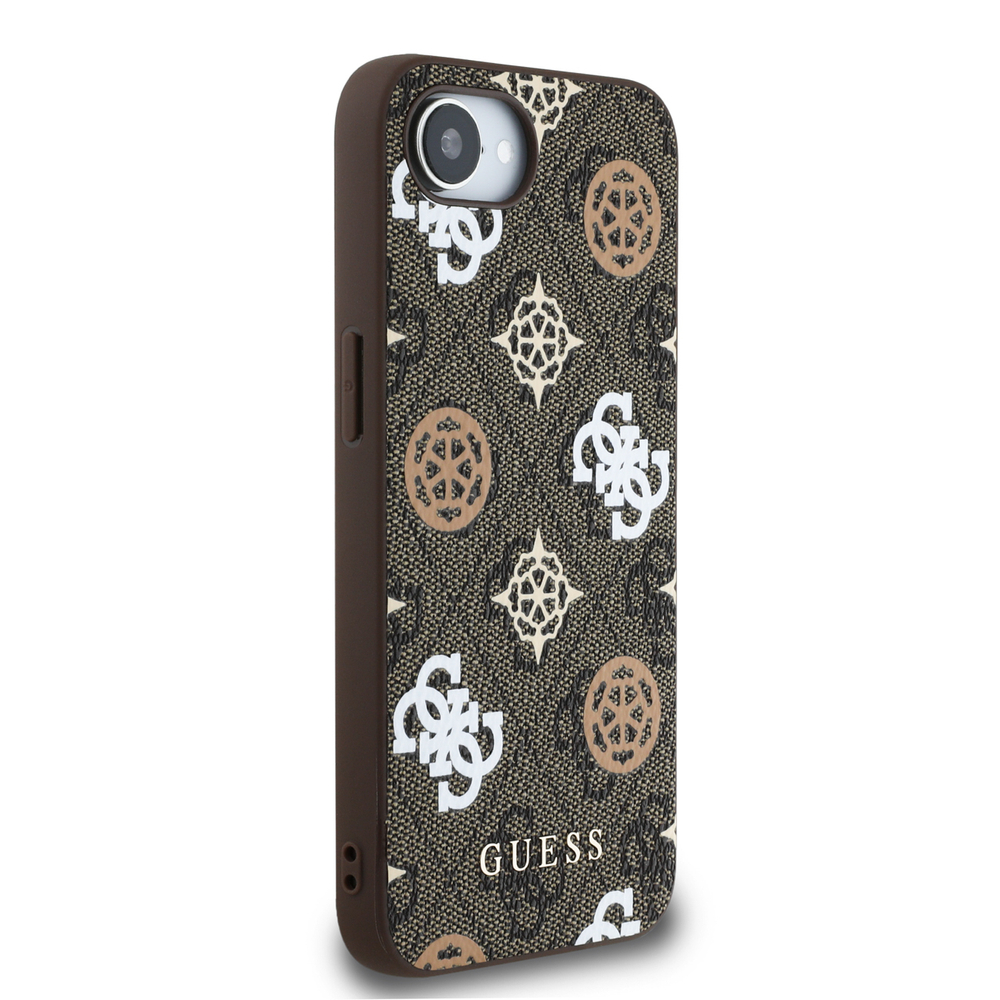 Guess-PU-4G-Peony-MagSafe-tok-iPhone-16e-–-barna-5