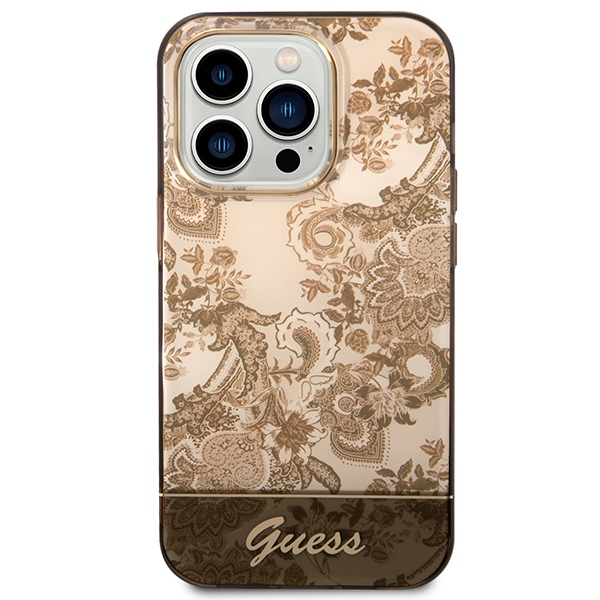 Guess-Porcelain-Collection-telefontok-barna-iPhone-14-Pro-Max-2