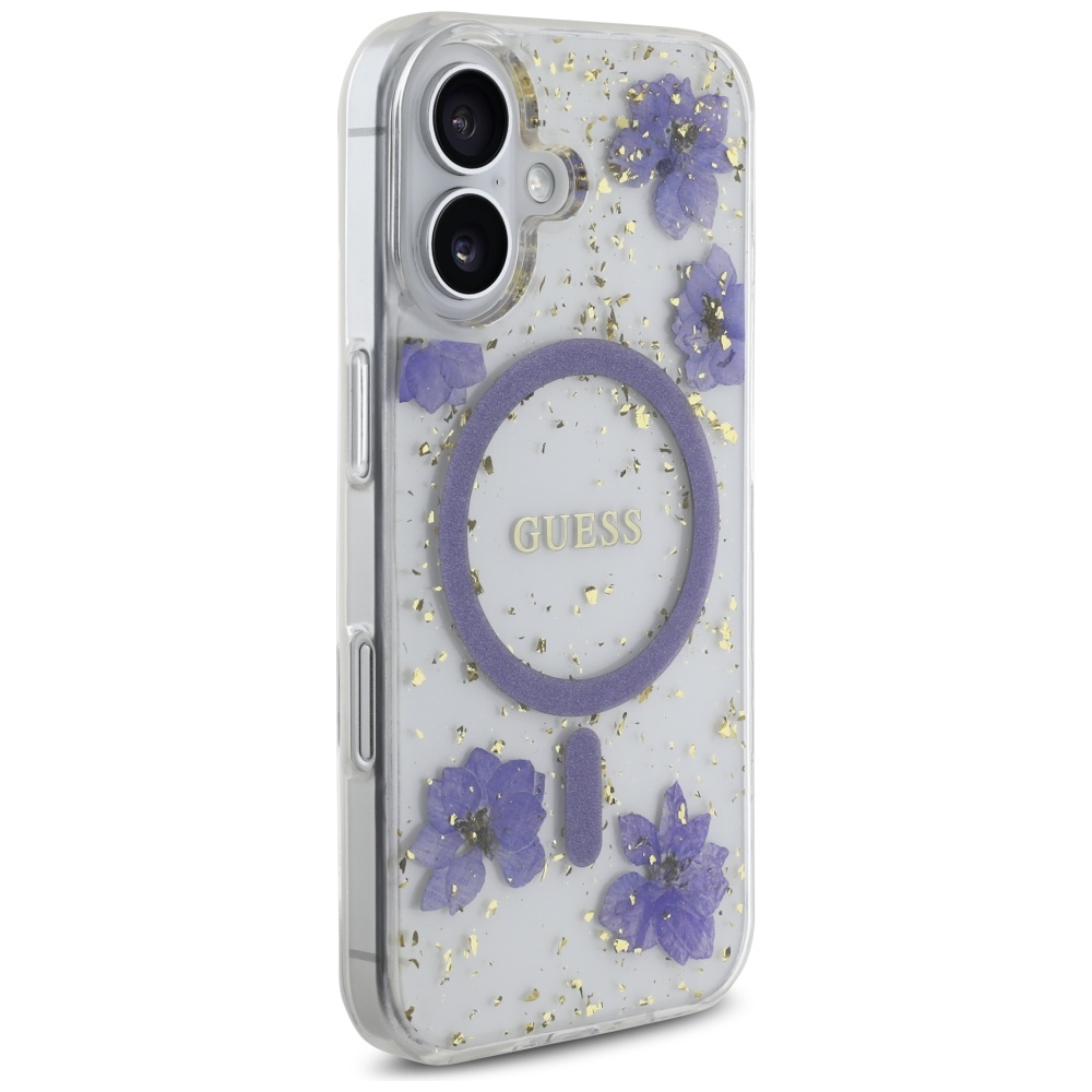 Guess-Resin-Flowers-Glitter-MagSafe-telefontok-viola-iPhone-16-3