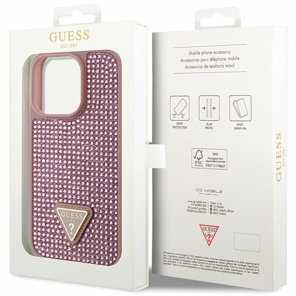 Guess-Rhinestone-Triangle-telefontok-rozsaszin-iPhone-14-Pro-7