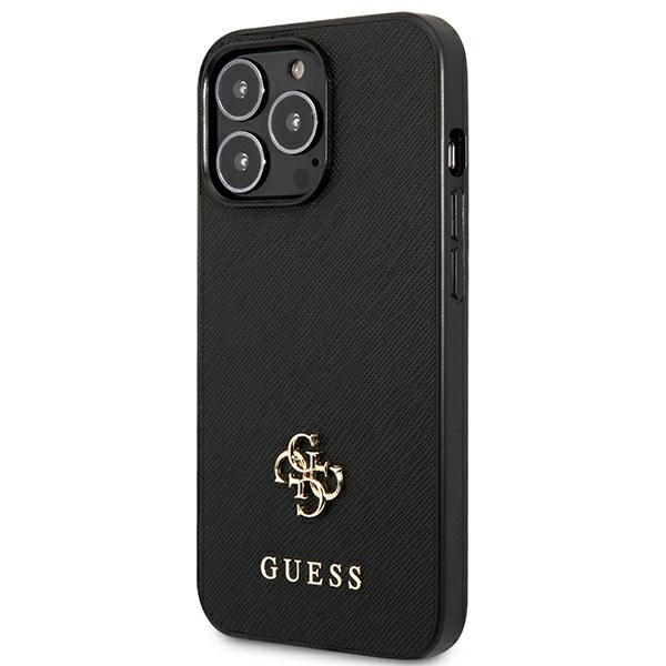 Guess-Saffiano-4G-Small-Metal-Logo-telefontok-fekete-iPhone-13-Pro-iPhone-13-1