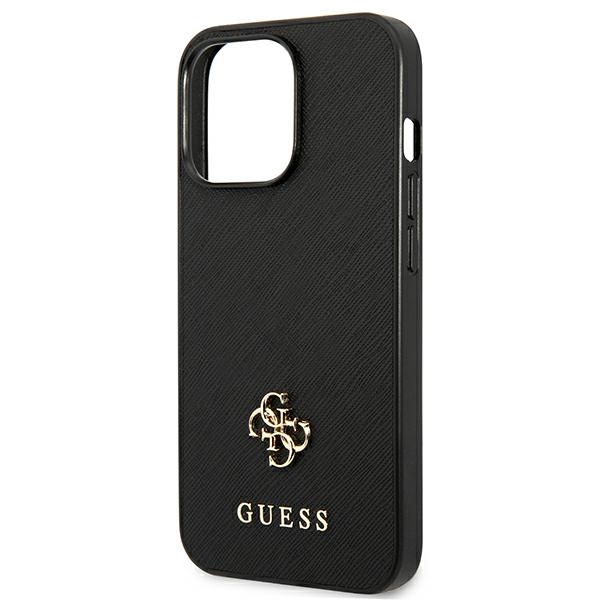 Guess-Saffiano-4G-Small-Metal-Logo-telefontok-fekete-iPhone-13-Pro-iPhone-13-5