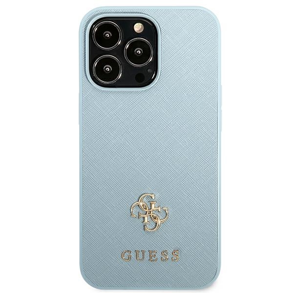 Guess-Saffiano-4G-Small-Metal-Logo-telefontok-kek-iPhone-13-Pro-Max-2