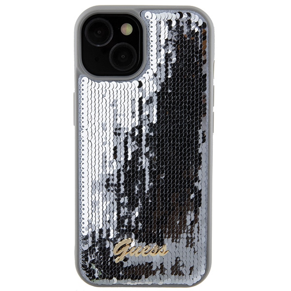 Guess-Sequin-Script-Metal-telefontok-ezust-iPhone-15-2