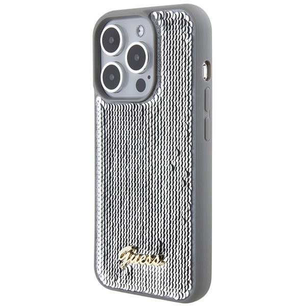 Guess-Sequin-Script-Metal-telefontok-ezust-iPhone-15-Pro-1