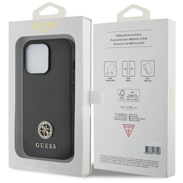 Guess-Strass-Metal-Logo-telefontok-fekete-iPhone-13-Pro-7