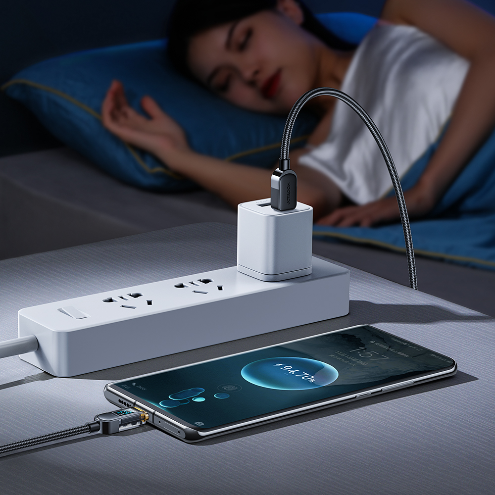 Joyroom-A4-USB-C-USB-C-kabel-100W-1.2-m-kijelzovel-–-fekete-7
