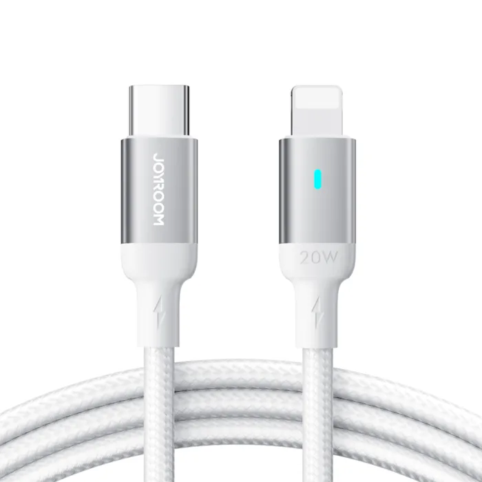Joyroom Extraordinary A10 Lightning / USB-C PD kábel 20W 2 m – fehér