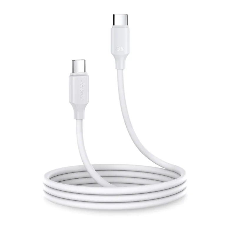 Joyroom Long-Lasting A9 USB-C / USB-C PD QC kábel 60W 3A 1 m – fehér