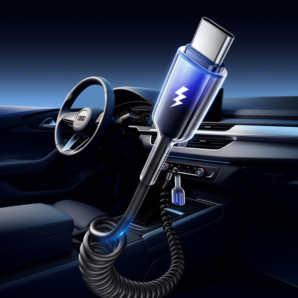 Joyroom-S-A43-Crystal-Clear-Series-USB-A-USB-C-spiralkabel-3A-1.5-m-–-fekete-2