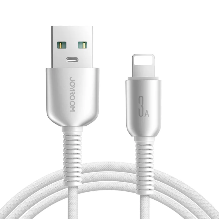 Joyroom S-A51 Cutting-Edge Series USB-A / Lightning kábel 3A 1.2 m – világosszürke