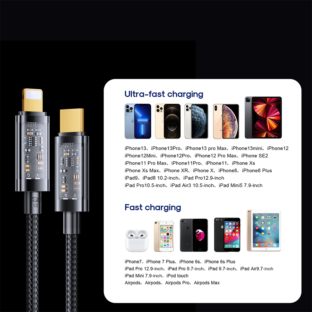 Joyroom-S-Lightning-USB-C-PD-kabel-20W-2-m-–-kek-5