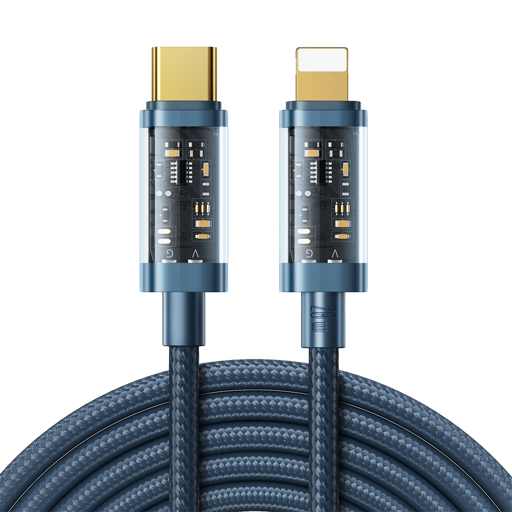 Joyroom S Lightning / USB-C PD kábel 20W 2 m – kék Joyroom S Lightning / USB-C PD kábel 20W 2 m – kék