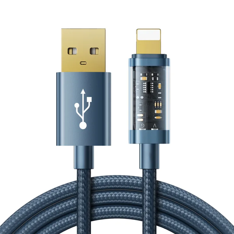 Joyroom S USB-A / Lightning kábel 2.4A 20W 1.2 m – kék