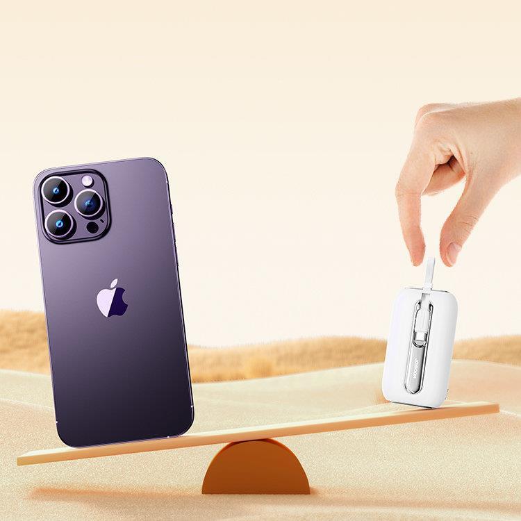 Joyroom-mini-powerbank-10-000-mAh-Colorful-Series-225-W-beepitett-USB-C-es-Lightning-kabelekkel-–-feher-JR-L012-12