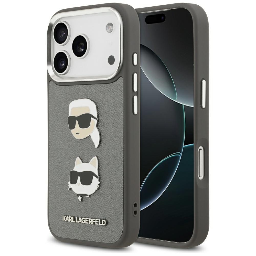 Karl & Choupette telefontok szürke - iPhone 17 Pro Karl & Choupette telefontok szürke - iPhone 17 Pro