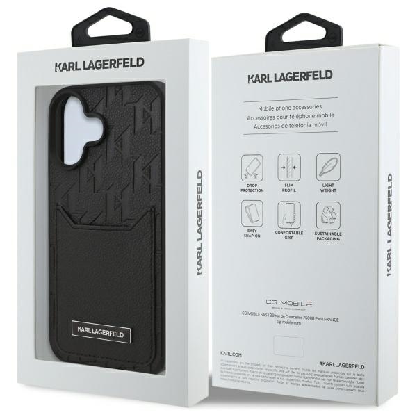 Karl-Lagerfeld-Cardslots-Monogram-telefontok-fekete-iPhone-16-7