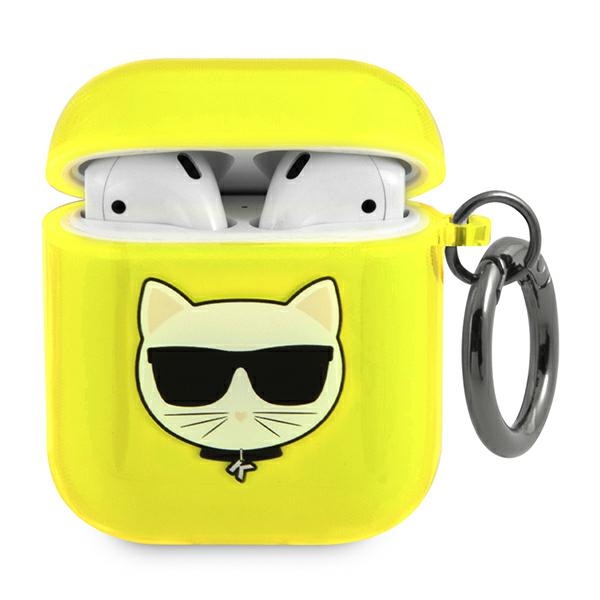 Karl Lagerfeld Choupette tok – AirPods 1 / 2 – sárga