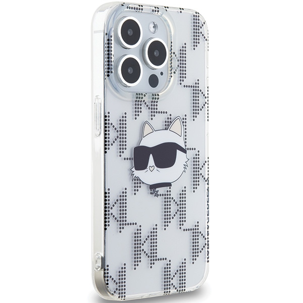 Karl-Lagerfeld-IML-Choupette-Head-Monogram-telefontok-atlatszo-iPhone-15-Pro-Max-3