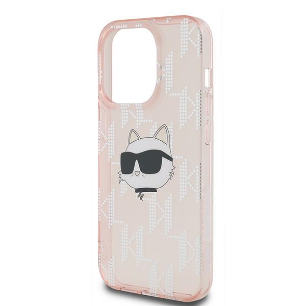 Karl-Lagerfeld-IML-Choupette-Head-Monogram-telefontok-rozsaszin-iPhone-13-Pro-Max-5