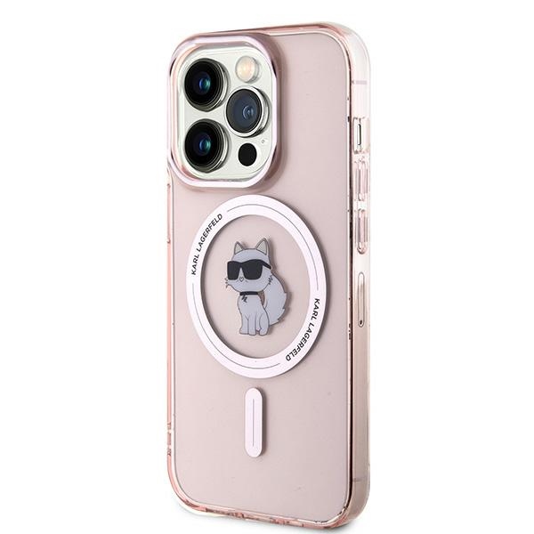 Karl-Lagerfeld-IML-Choupette-MagSafe-telefontok-rozsaszin-iPhone-14-Pro-Max-1