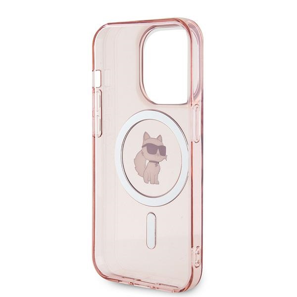 Karl-Lagerfeld-IML-Choupette-MagSafe-telefontok-rozsaszin-iPhone-14-Pro-Max-6