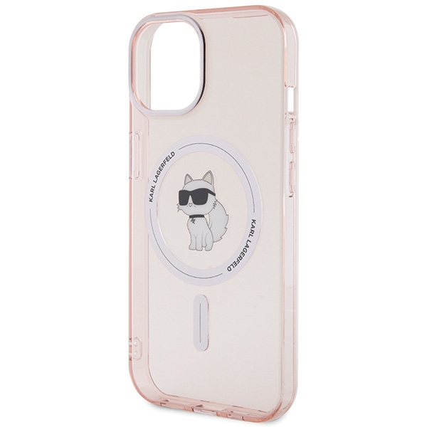 Karl-Lagerfeld-IML-Choupette-MagSafe-telefontok-rozsaszin-iPhone-15-5
