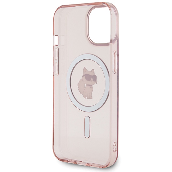 Karl-Lagerfeld-IML-Choupette-MagSafe-telefontok-rozsaszin-iPhone-15-6