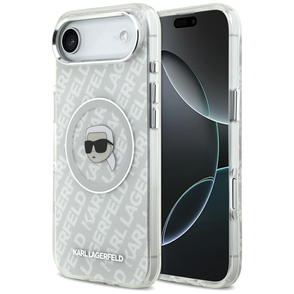 Karl Lagerfeld IML Karl Head Logo MagSafe telefontok szürke - iPhone 17 Air Karl Lagerfeld IML Karl Head Logo MagSafe telefontok szürke - iPhone 17 Air