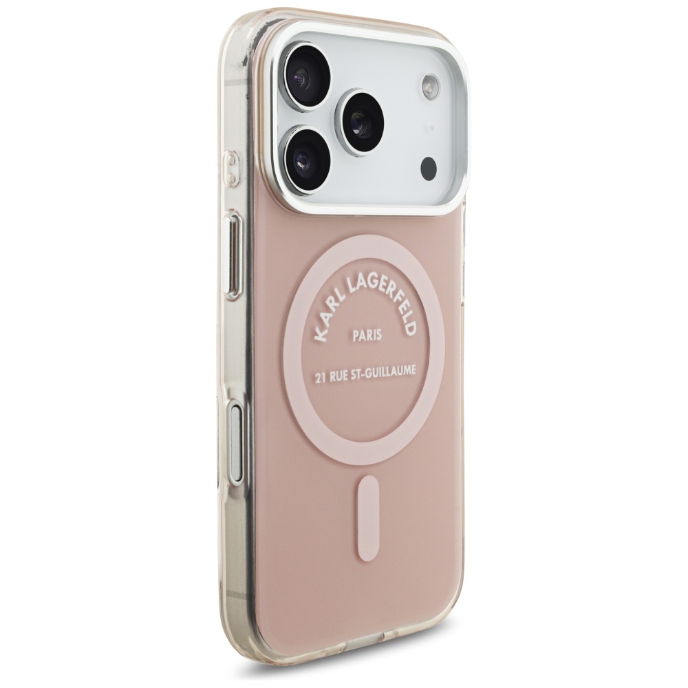 Karl-Lagerfeld-IML-Karl-RSG-Logo-MagSafe-telefontok-rozsaszin-iPhone-17-Pro-3