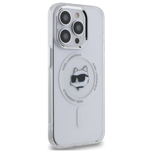 Karl-Lagerfeld-IML-Metal-Choupette-Head-MagSafe-telefontok-feher-iPhone-13-3