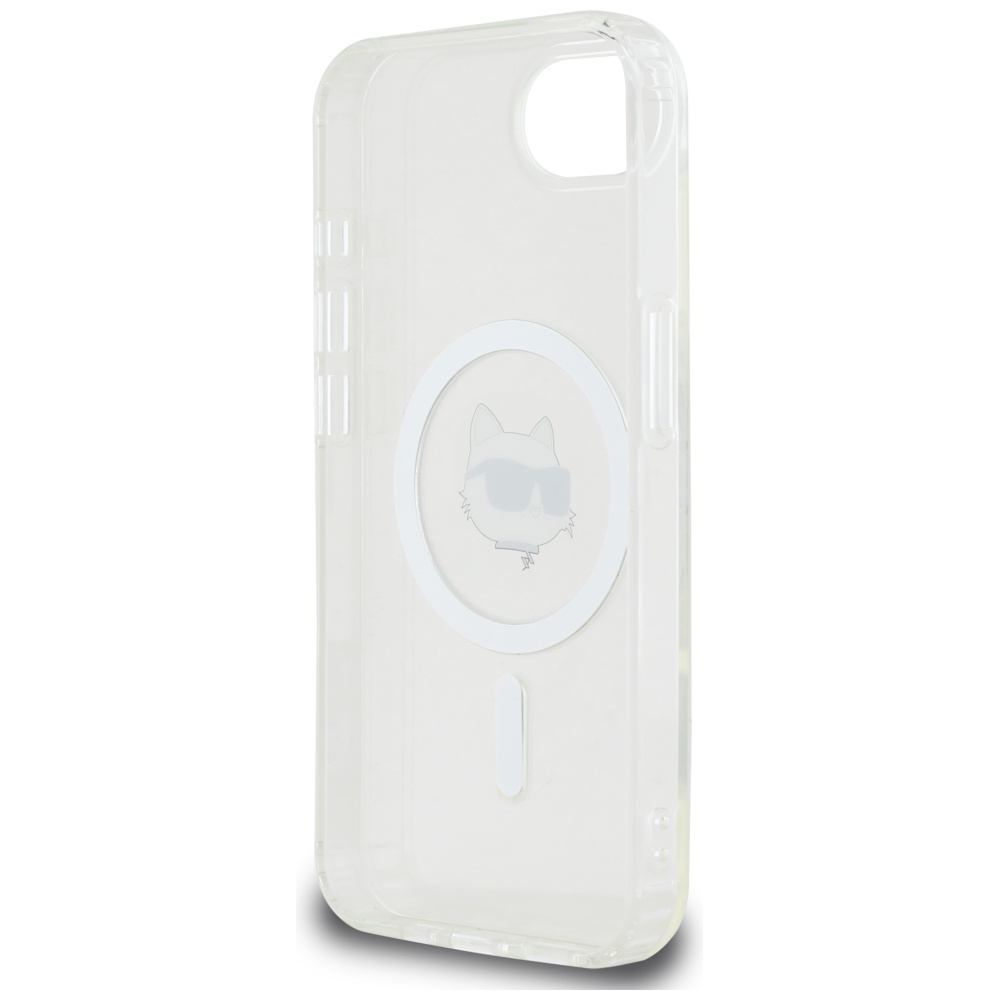 Karl-Lagerfeld-IML-Metal-Choupette-Head-MagSafe-telefontok-feher-iPhone-16e-6