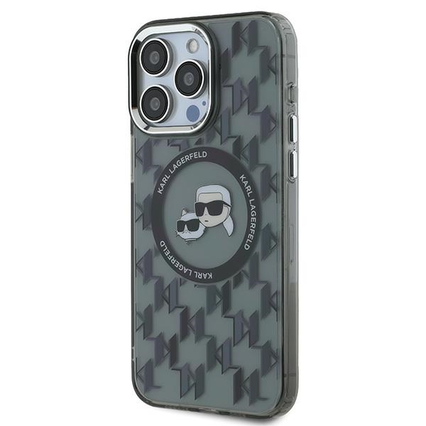Karl-Lagerfeld-IML-Monogram-Karl-Choupette-Head-MagSafe-telefontok-fekete-iPhone-15-Pro-Max-1